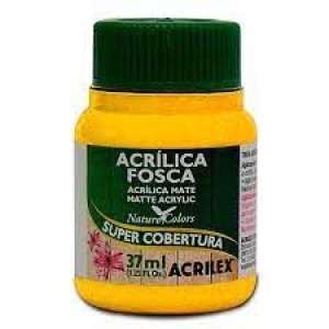 TINTA ACRILICA FOSCA 37ML 505/AMARELO OURO- UN