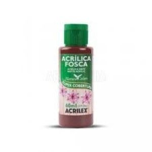 TINTA ACRILICA FOSCA 60ML 526/MARRON ESCURO ACRILEX- UN