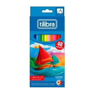 LAPIS 48 CORES TILIBRA SEXTAVADO