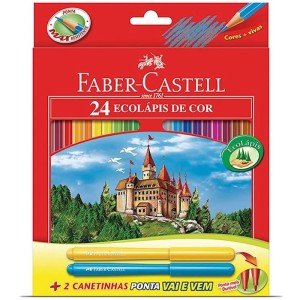 LAPIS 24 CORES FABER 120124+2VAI E VEM- UN